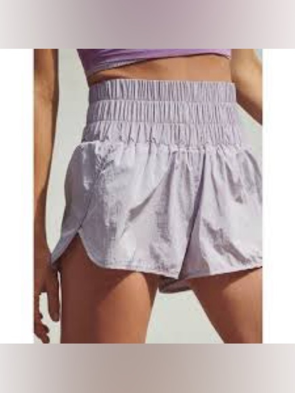 Free People Movement The Way Home Shorts Lavender Size Small
